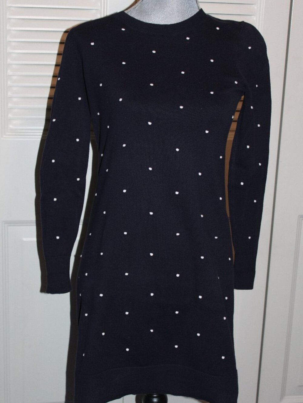 Loft Navy Blue Sweater Dress